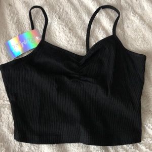black crop top